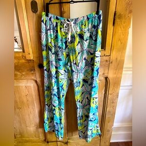 EUC Lilly Pulitzer Elastic Waist Lounge Beach Pant S